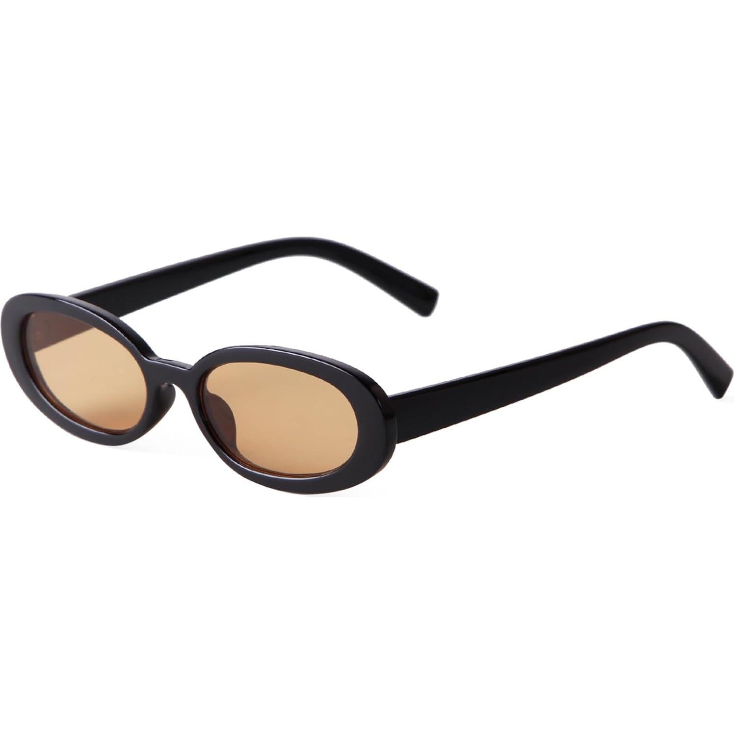 Gafas de sol ovaladas retro para mujeres y hombres - Piscm