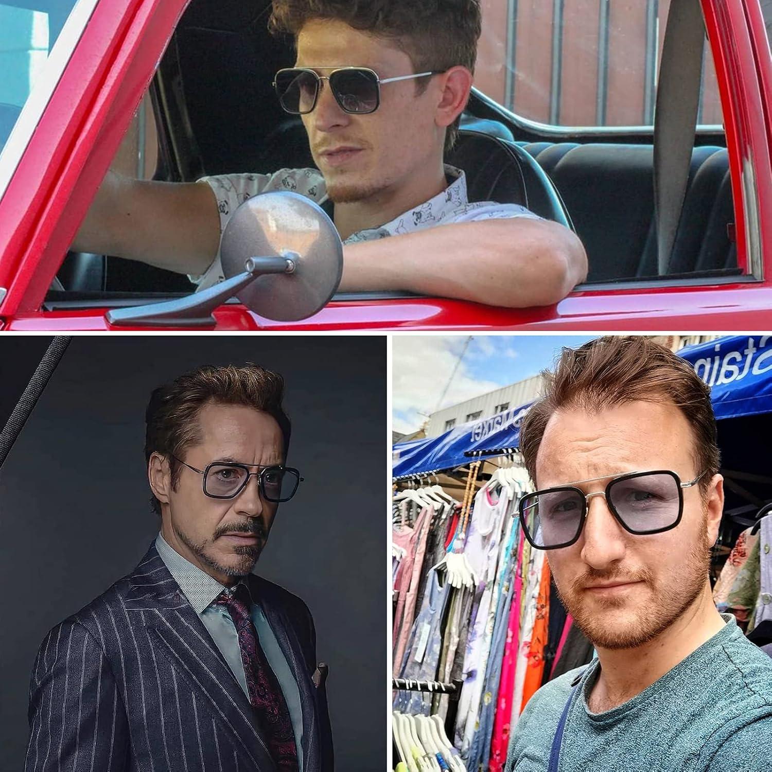 Gafas de sol polarizadas Tony Stark unisex 54mm UV400