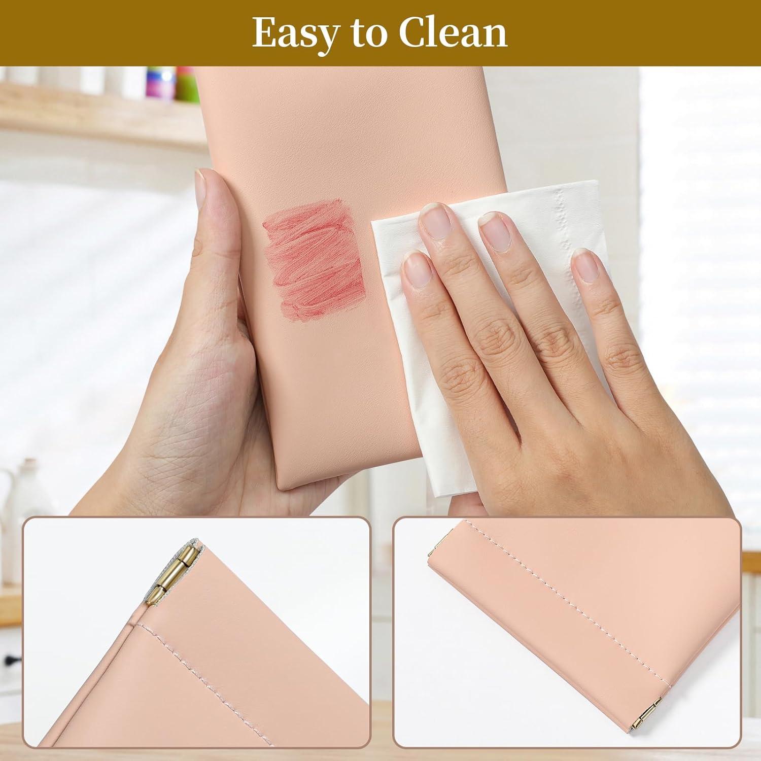 Estuche para Gafas MEIBOOCH Rosa Grande con Tapa Compresión