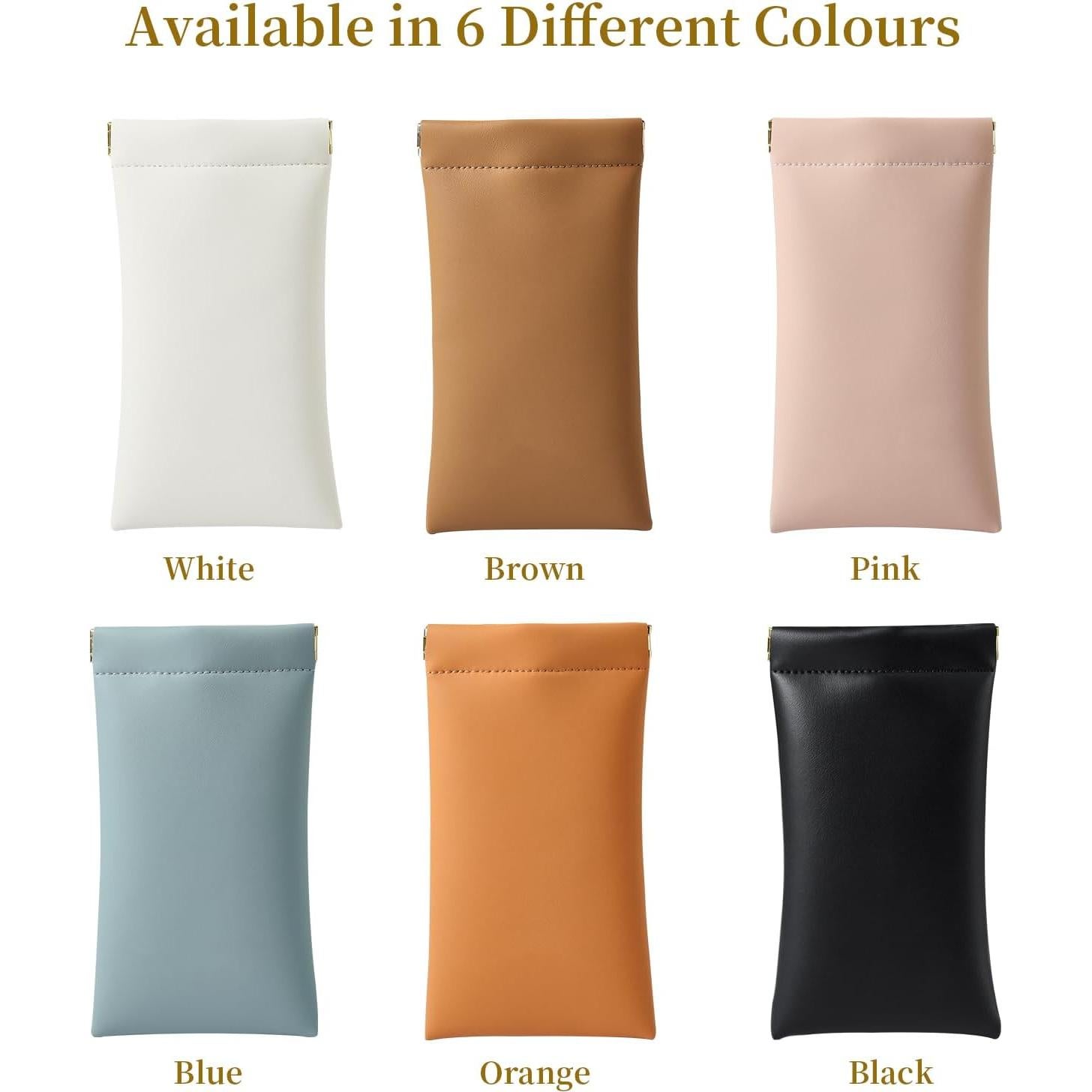 Estuche para Gafas MEIBOOCH Rosa Grande con Tapa Compresión