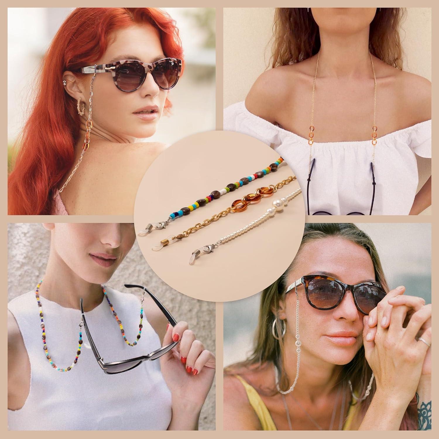 Cadena de Gafas EASY READ para Mujeres, 62-69 cm, Elegante