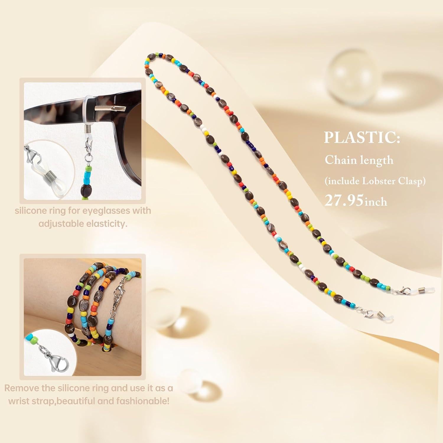 Cadena de Gafas EASY READ para Mujeres, 62-69 cm, Elegante