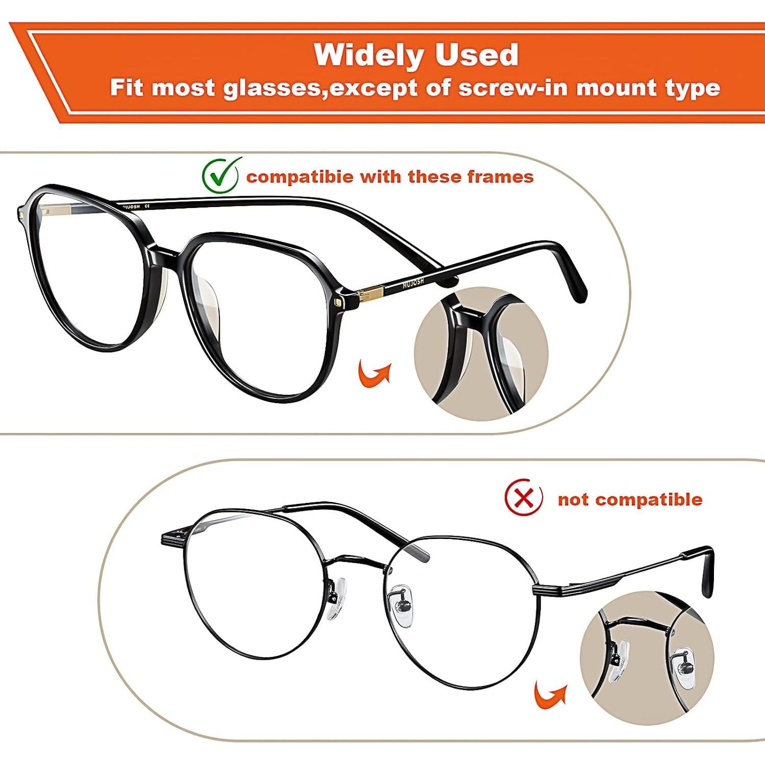 Almohadillas para Nariz Gafas SMARTTOP 12 Pares Silicona