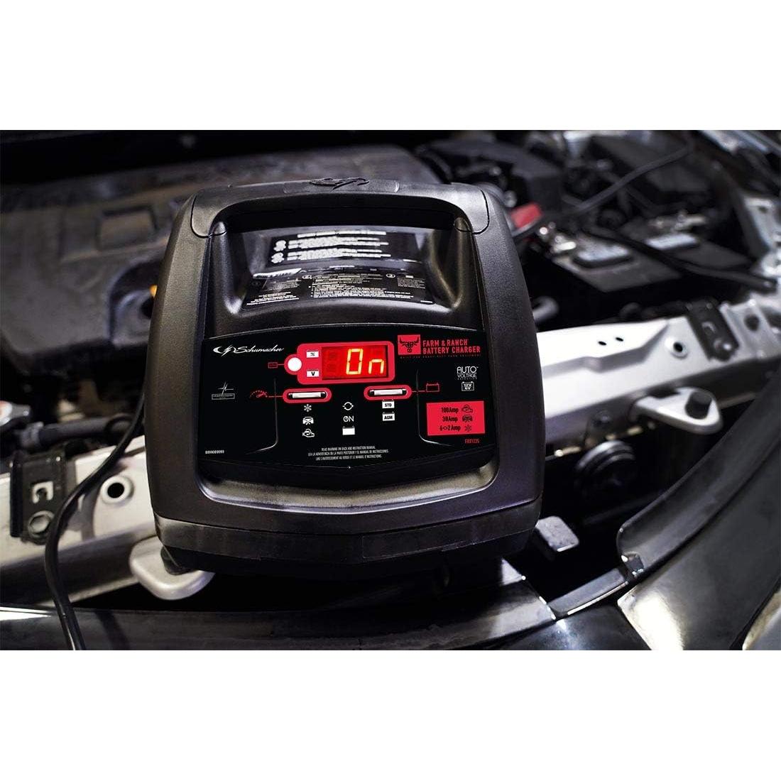 Cargador de Batería Schumacher FR01235 100A 6V/12V para Autos