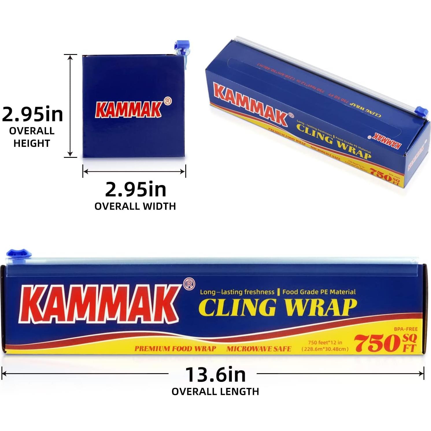 Envoltura Plástica KAMMAK 30.48 cm x 228.6 m con Cortador