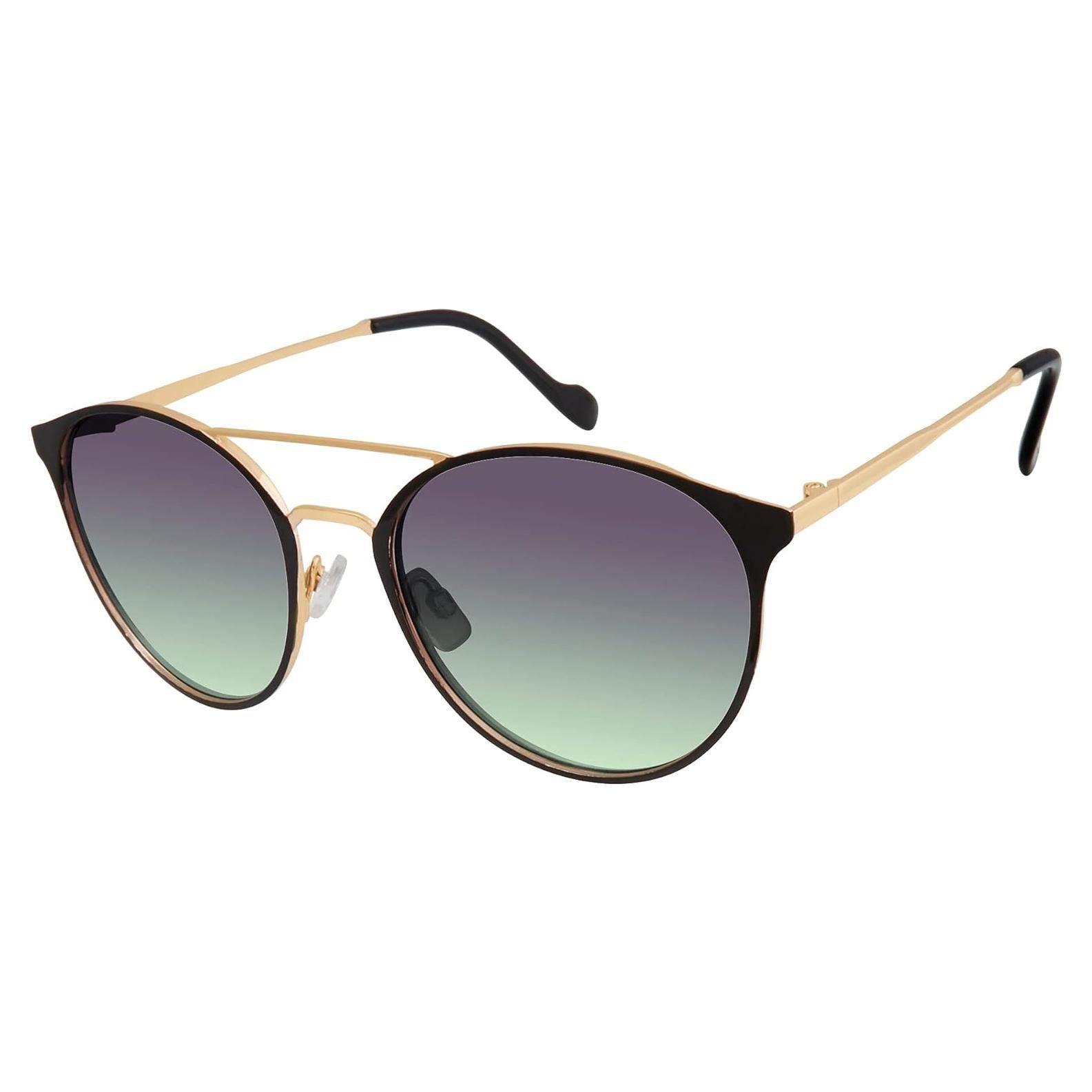 Gafas de sol redondas retro Jessica Simpson UV400 metal