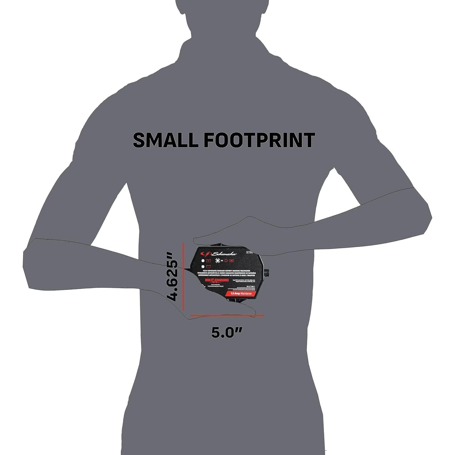 Cargador Schumacher SC1300 3-en-1 1.5A 6V/12V Automático