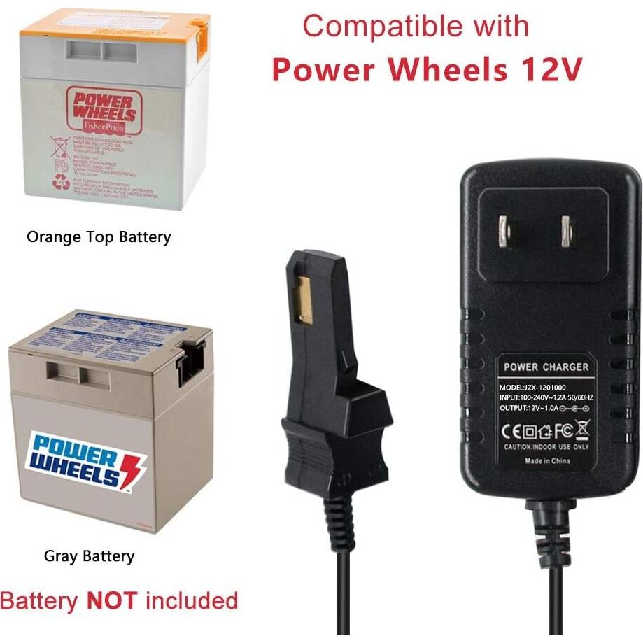 Cargador de Batería 12V HZPOWEN para Power Wheels