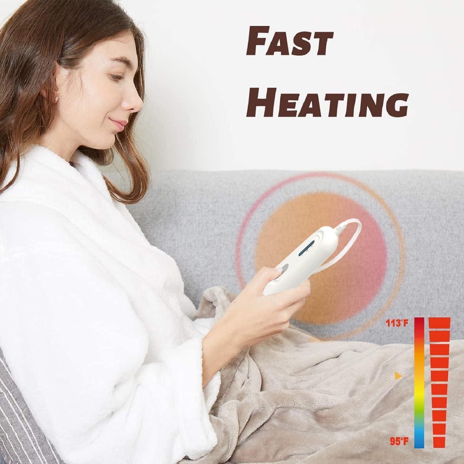 Manta Térmica Eléctrica Tefici 127x152 cm 3 Niveles Calor