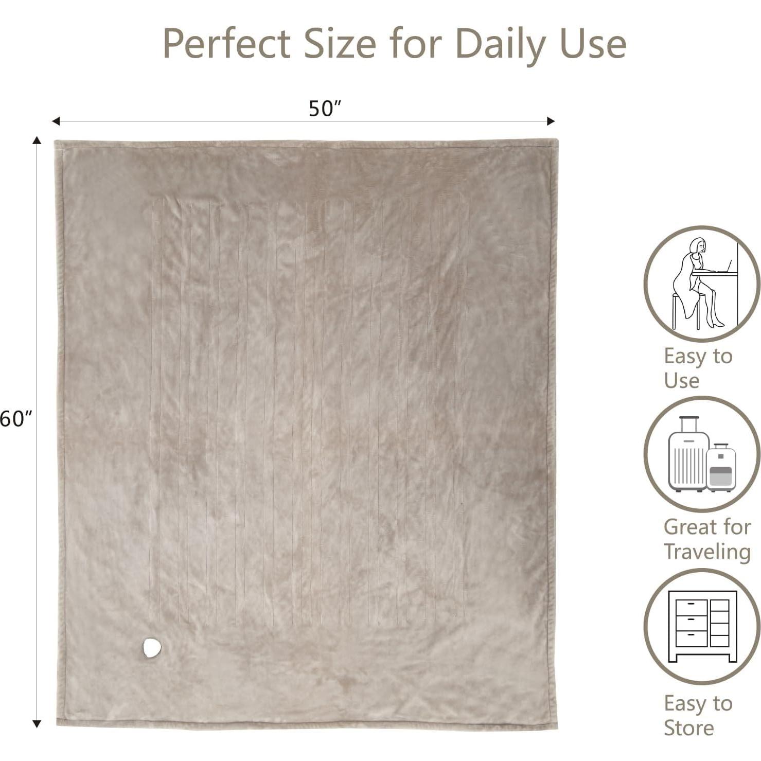 Manta Térmica Eléctrica Tefici 127x152 cm 3 Niveles Calor