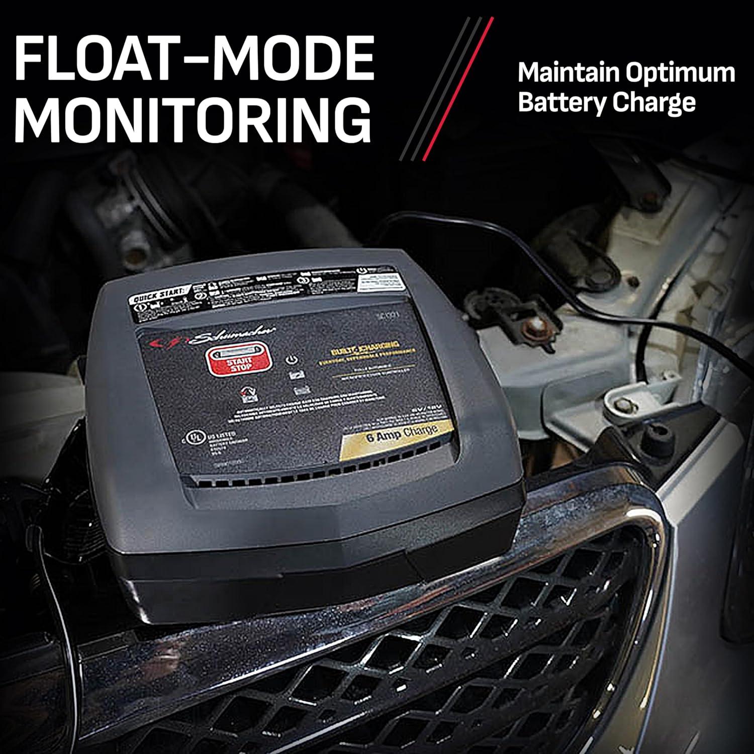 Cargador Schumacher SC1321 6/12V 6A Automático para Baterías