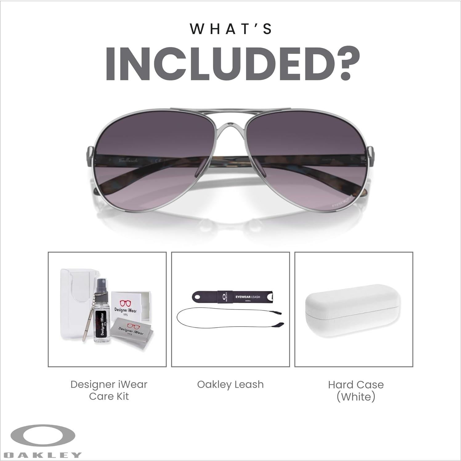 Gafas de sol Oakley Feedback para mujeres + Kit de cuidado