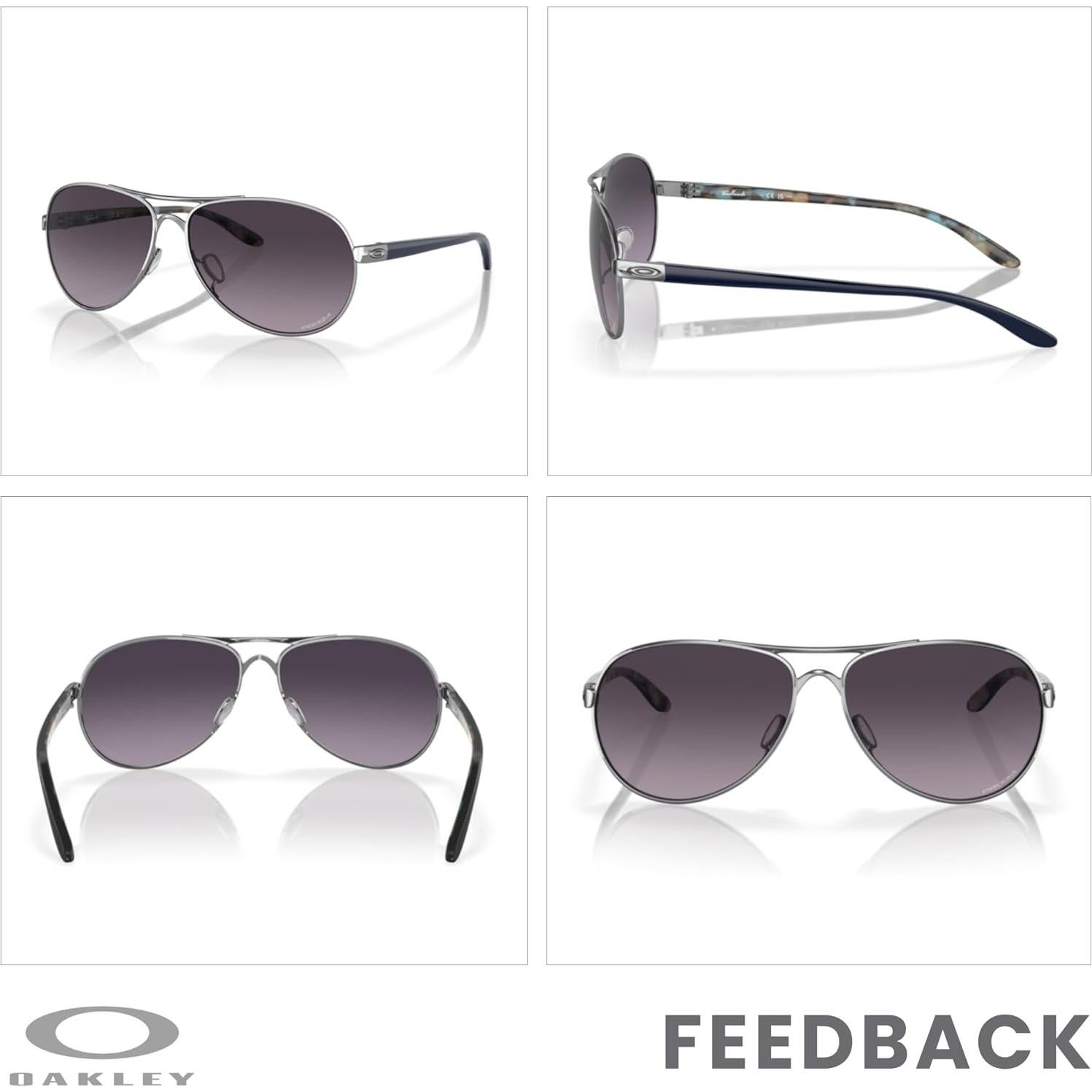 Gafas de sol Oakley Feedback para mujeres + Kit de cuidado