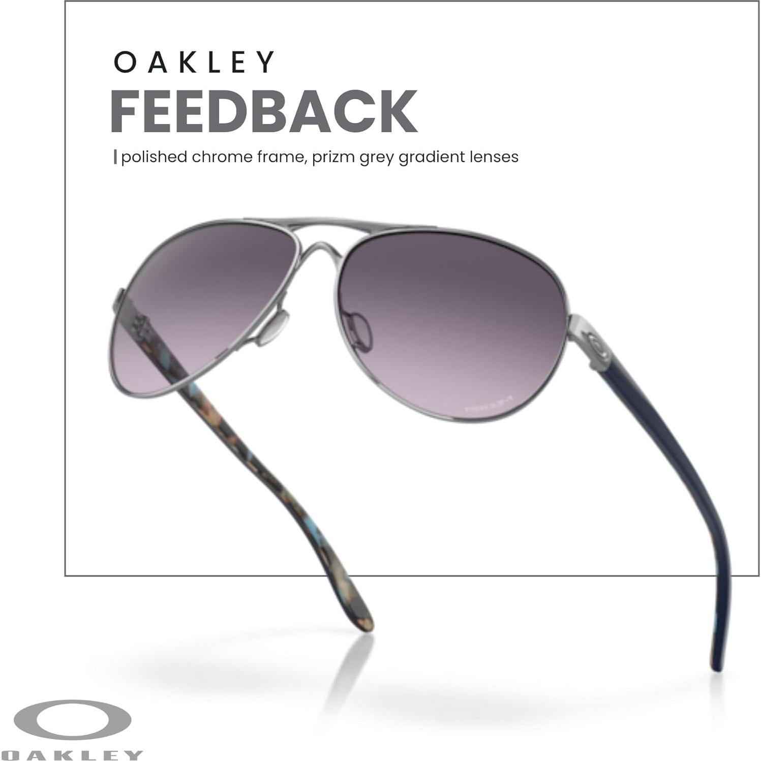 Gafas de sol Oakley Feedback para mujeres + Kit de cuidado