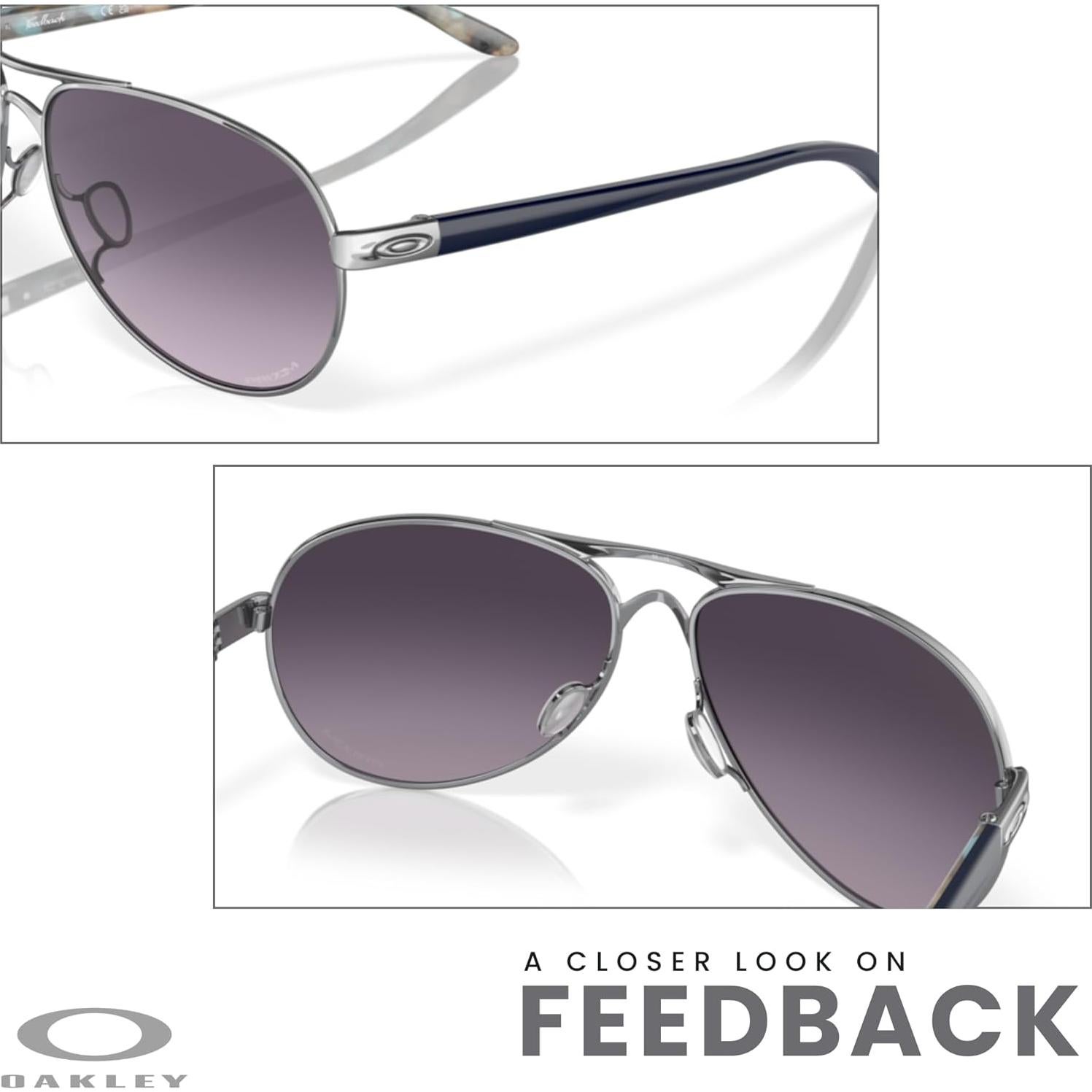 Gafas de sol Oakley Feedback para mujeres + Kit de cuidado