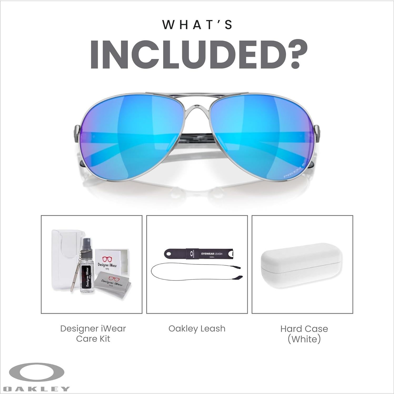Gafas de sol Oakley Feedback para mujeres + Kit de cuidado