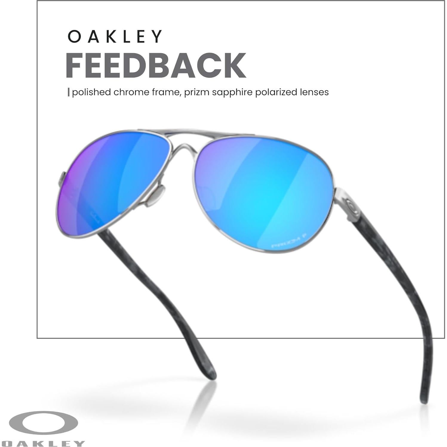 Gafas de sol Oakley Feedback para mujeres + Kit de cuidado