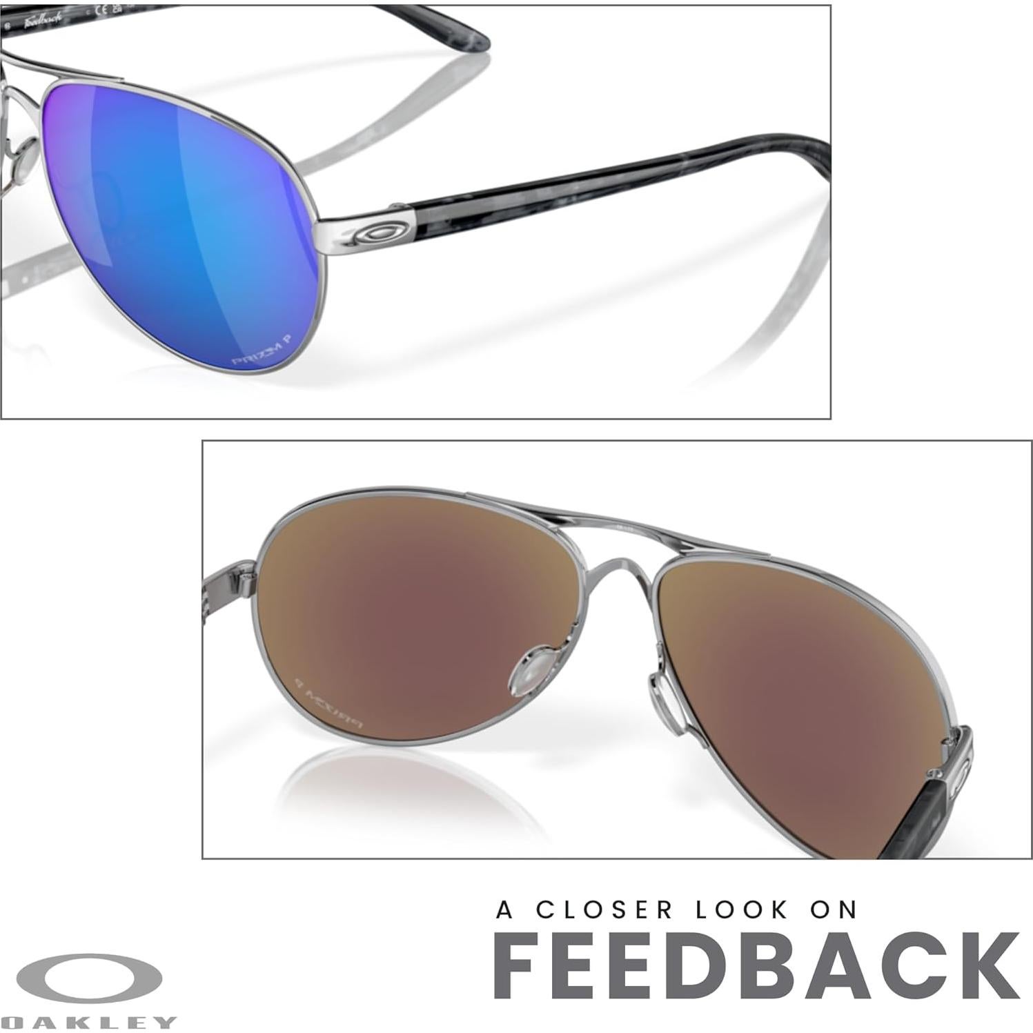 Gafas de sol Oakley Feedback para mujeres + Kit de cuidado