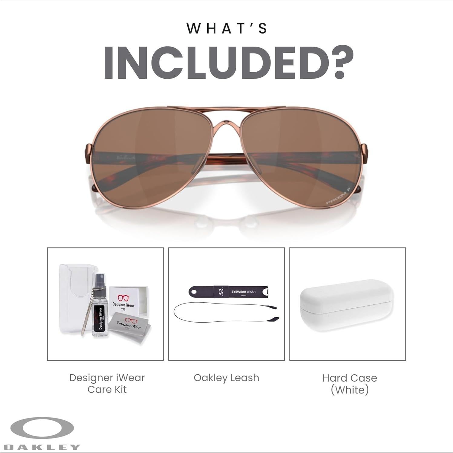 Gafas de sol Oakley Feedback para mujeres + Kit de cuidado