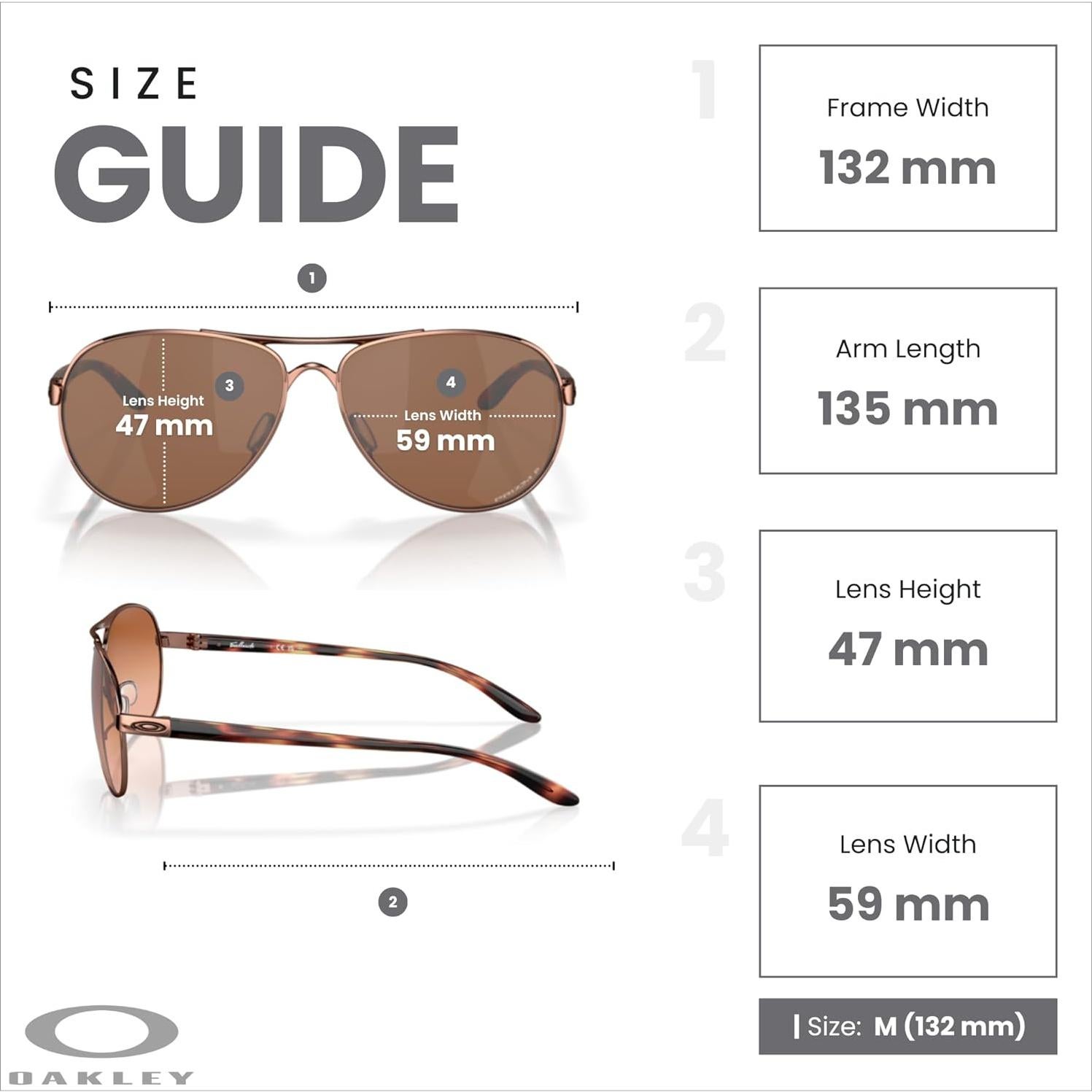 Gafas de sol Oakley Feedback para mujeres + Kit de cuidado