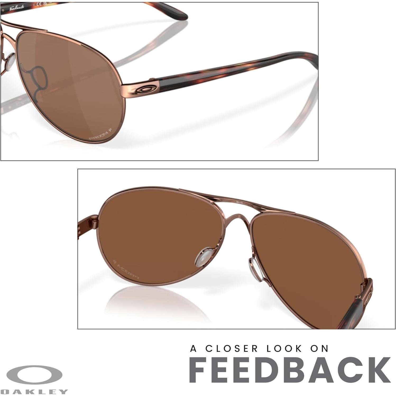 Gafas de sol Oakley Feedback para mujeres + Kit de cuidado
