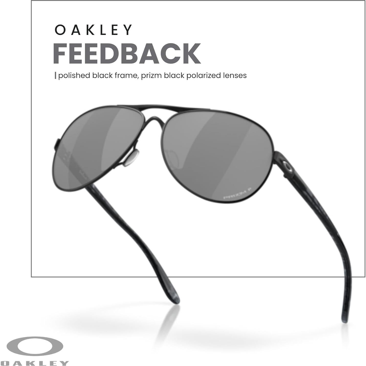 Gafas de sol Oakley Feedback para mujeres + Kit de cuidado