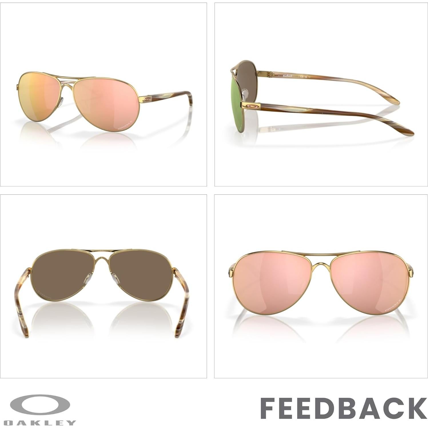 Gafas de sol Oakley Feedback para mujeres + Kit de cuidado