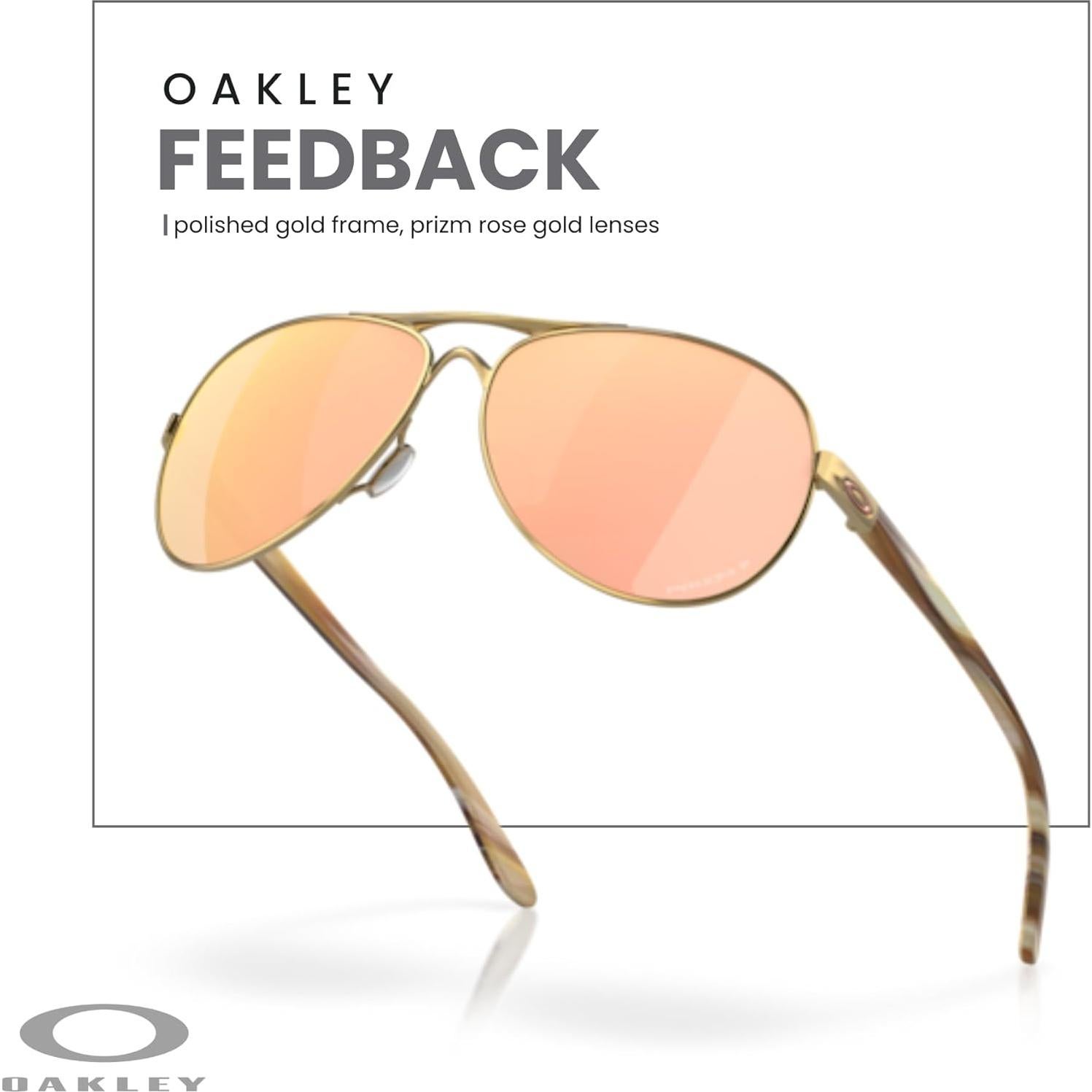 Gafas de sol Oakley Feedback para mujeres + Kit de cuidado