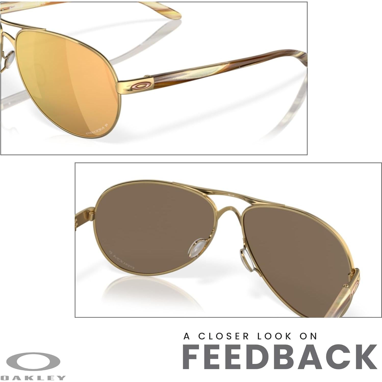 Gafas de sol Oakley Feedback para mujeres + Kit de cuidado
