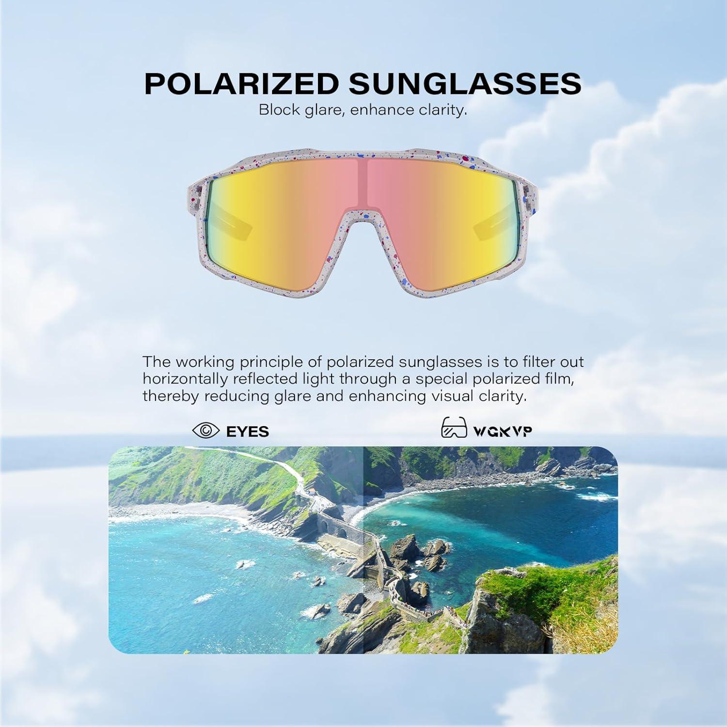 Gafas de sol deportivas WGKVP 5051 polarizadas UV400