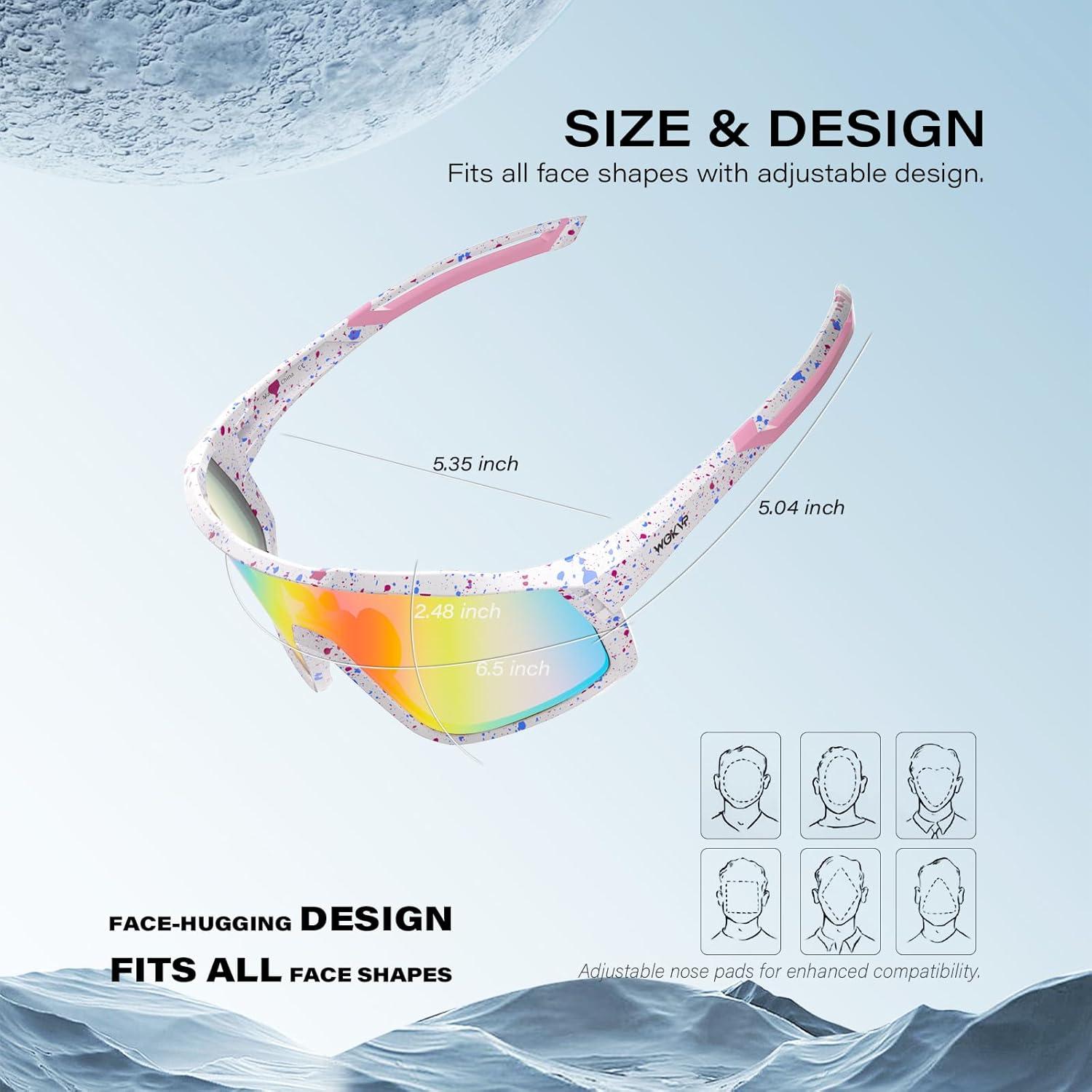 Gafas de sol deportivas WGKVP 5051 polarizadas UV400