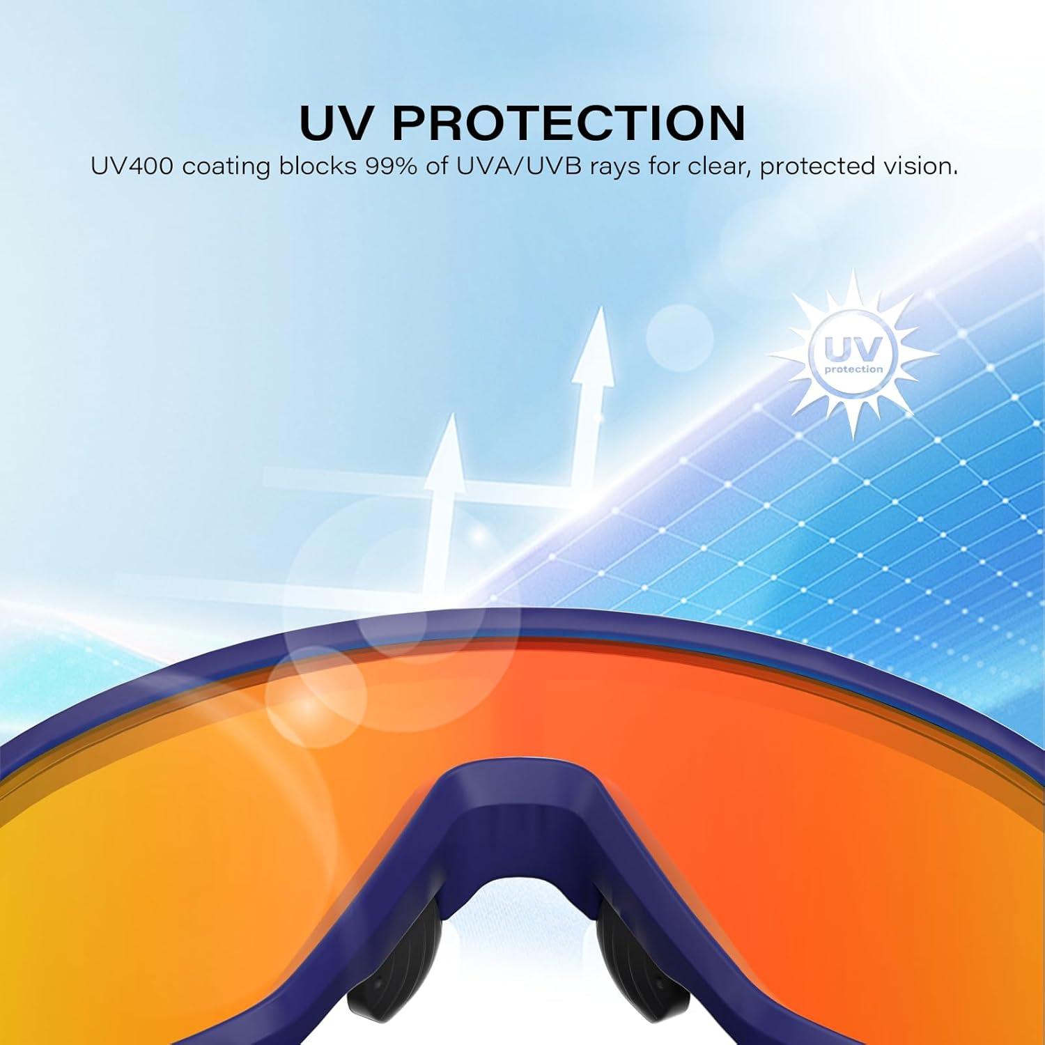 Gafas de sol deportivas WGKVP 5051 UV400 polarizadas