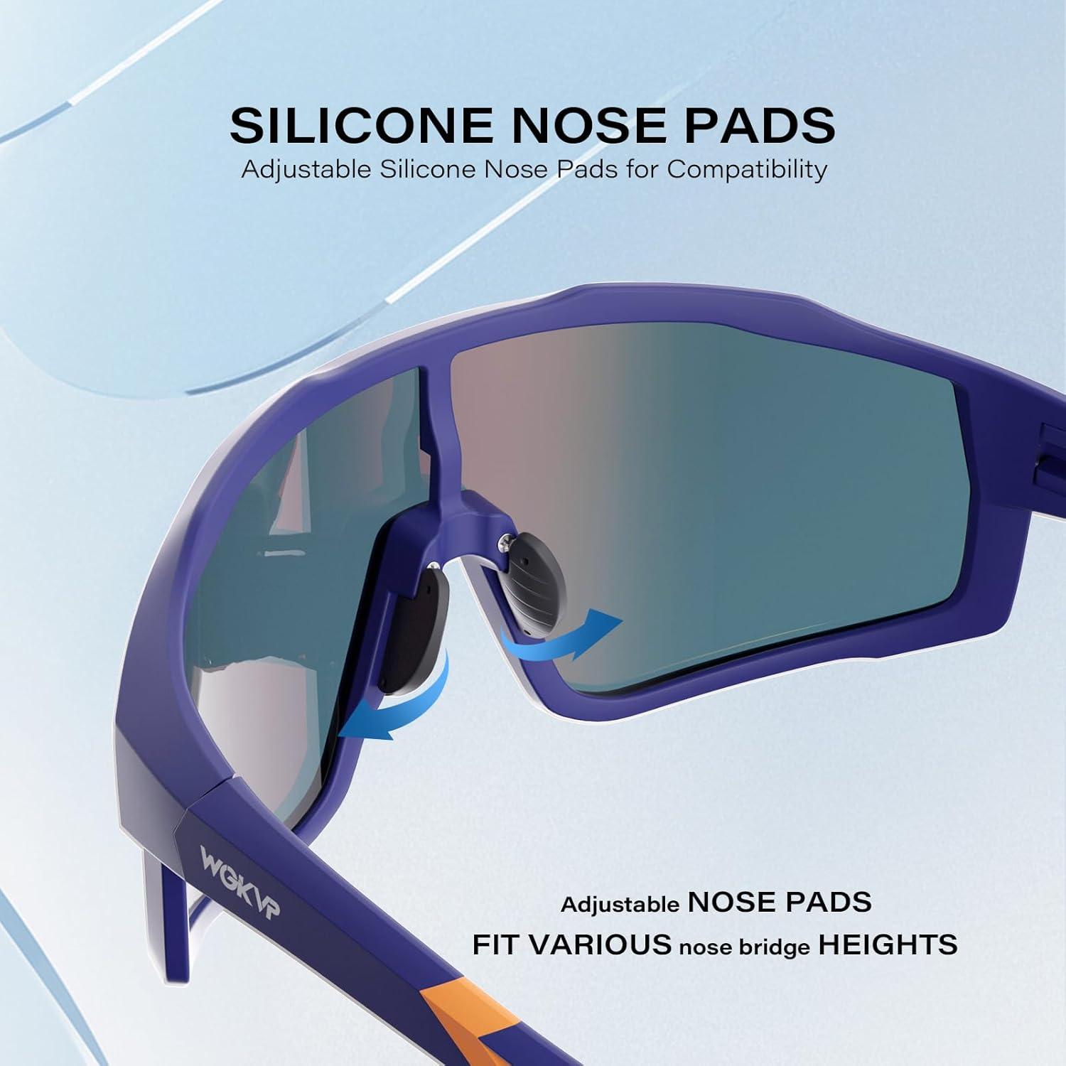 Gafas de sol deportivas WGKVP 5051 UV400 polarizadas