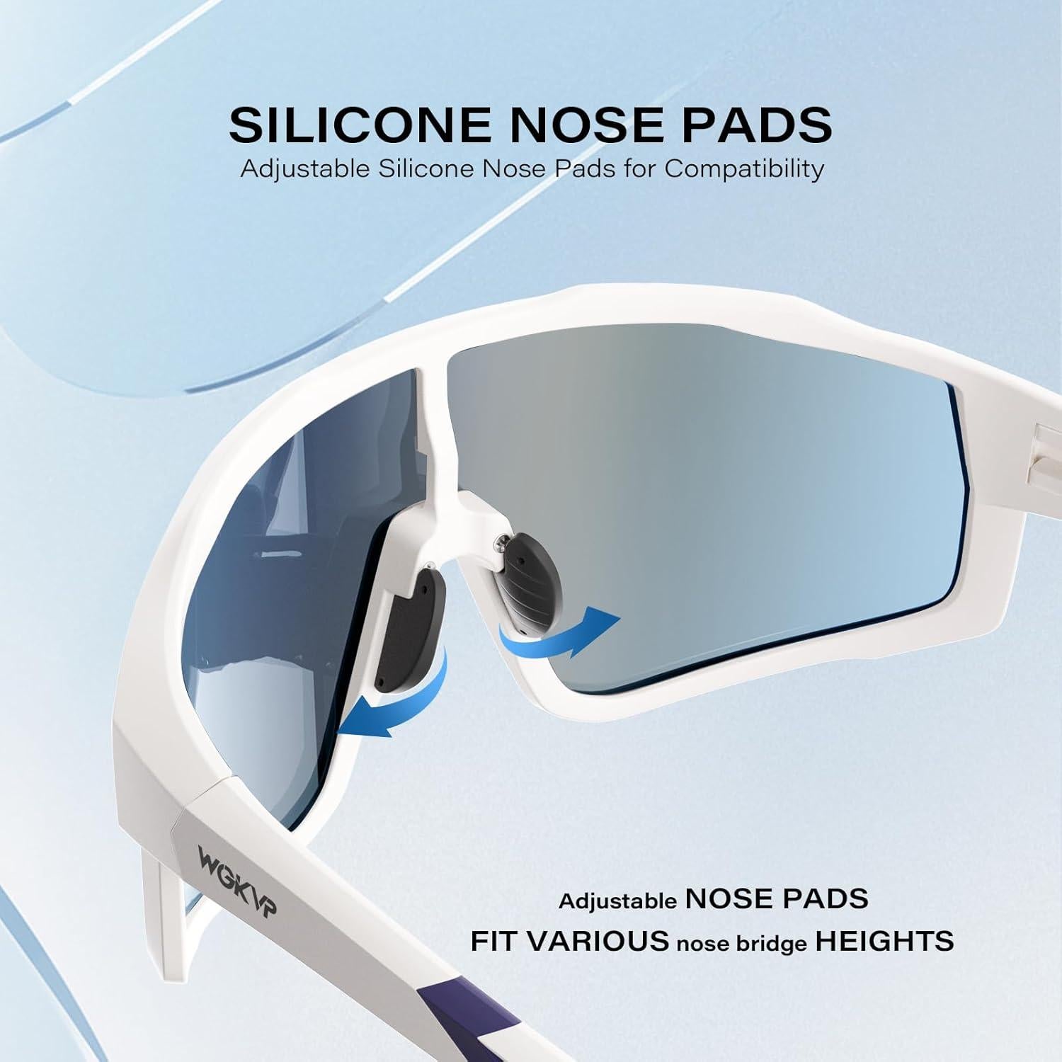 Gafas de sol deportivas WGKVP 5051 UV400 polarizadas