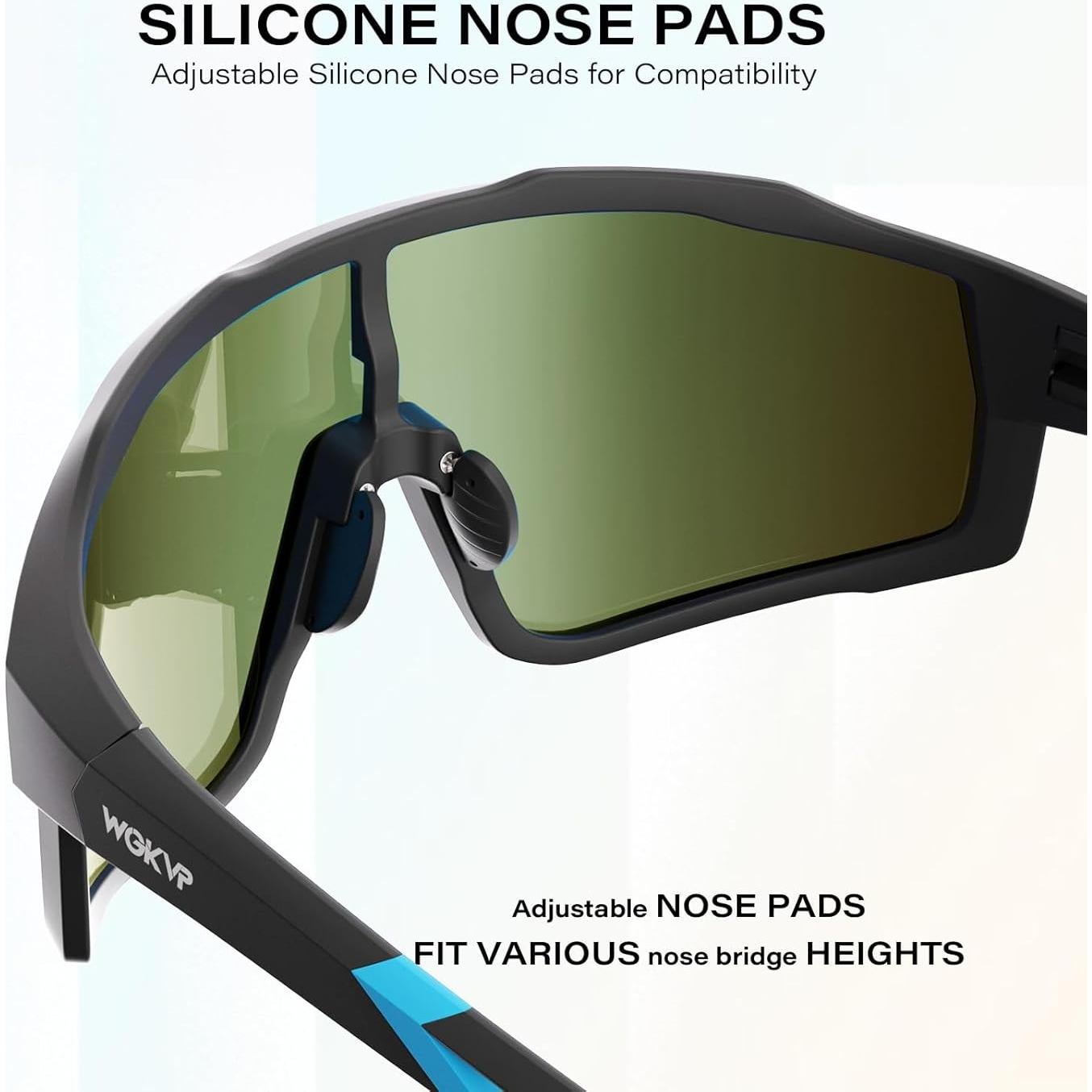 Gafas de sol deportivas WGKVP 5051 UV400 polarizadas