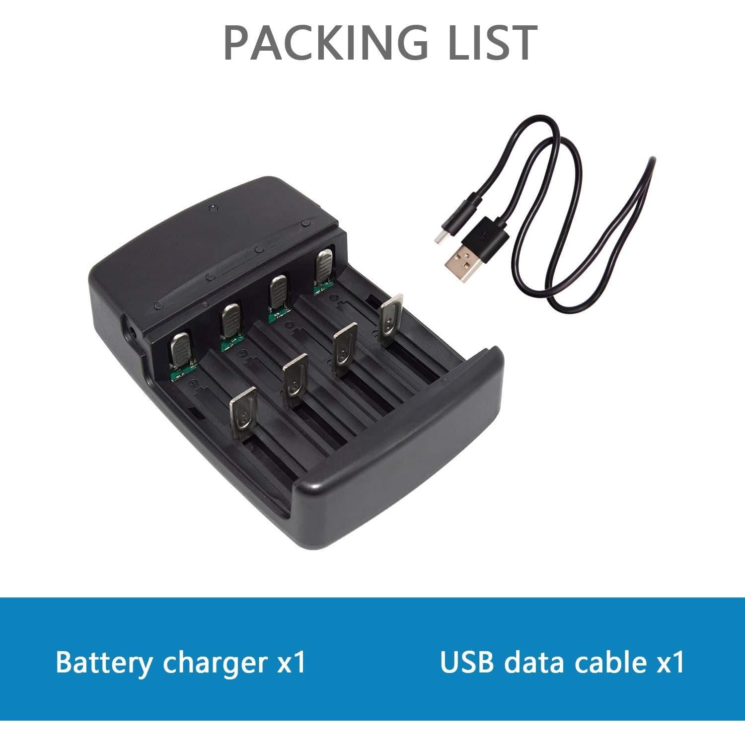 Cargador Universal USB HyperPS para Baterías LiFePO4 3.2V