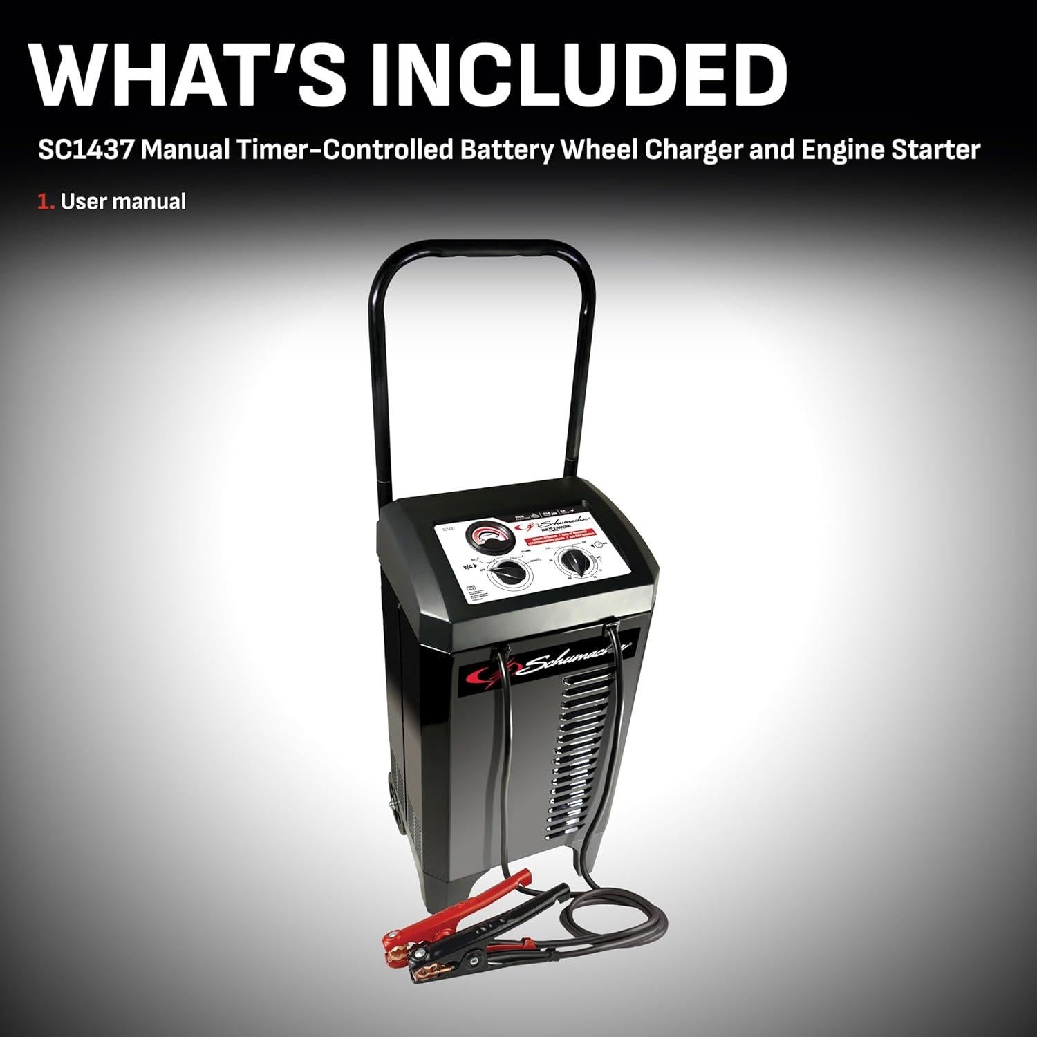 Cargador de Batería Schumacher SC1437 150A 12V Manual