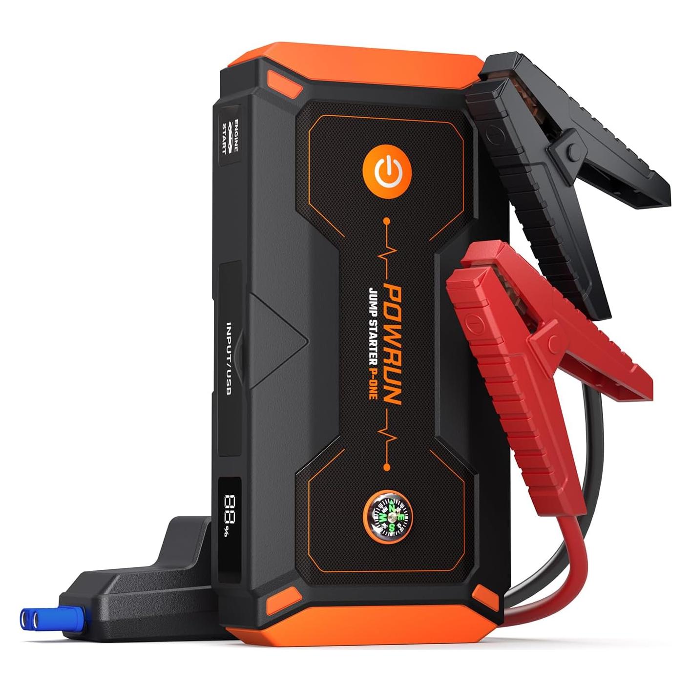 Arrancador de Batería Powrun P-ONE 2000A 12V con LED