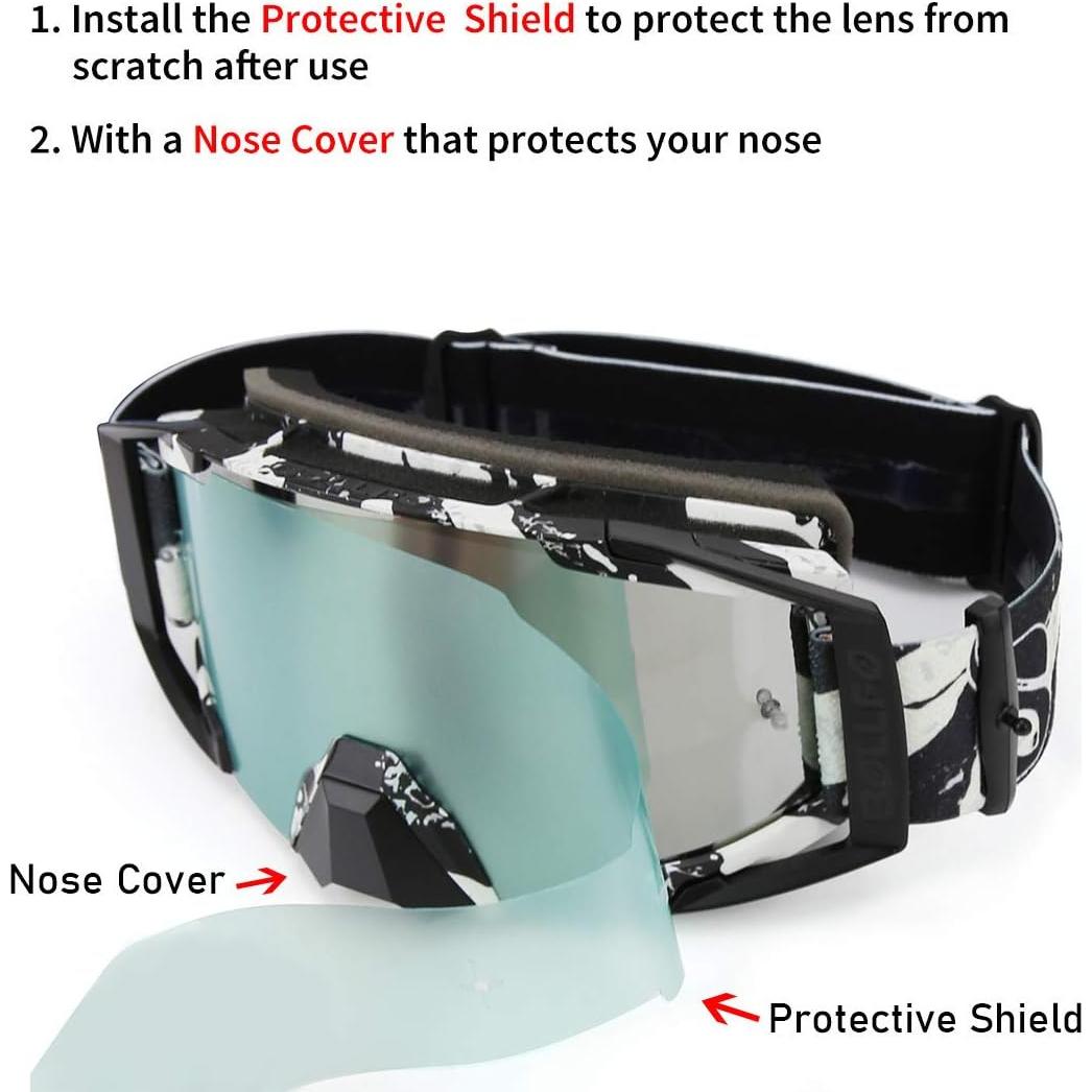 Gafas de Motocross ZDATT ZSP Anti-UV Ajustables