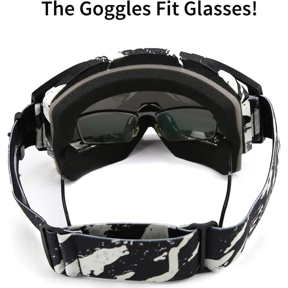 Gafas de Motocross ZDATT ZSP Anti-UV Ajustables