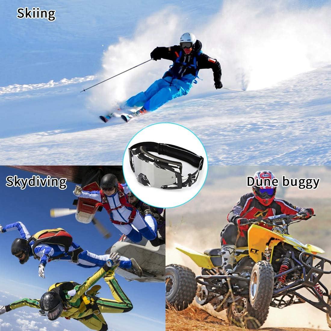 Gafas de Motocross ZDATT ZSP Anti-UV Ajustables