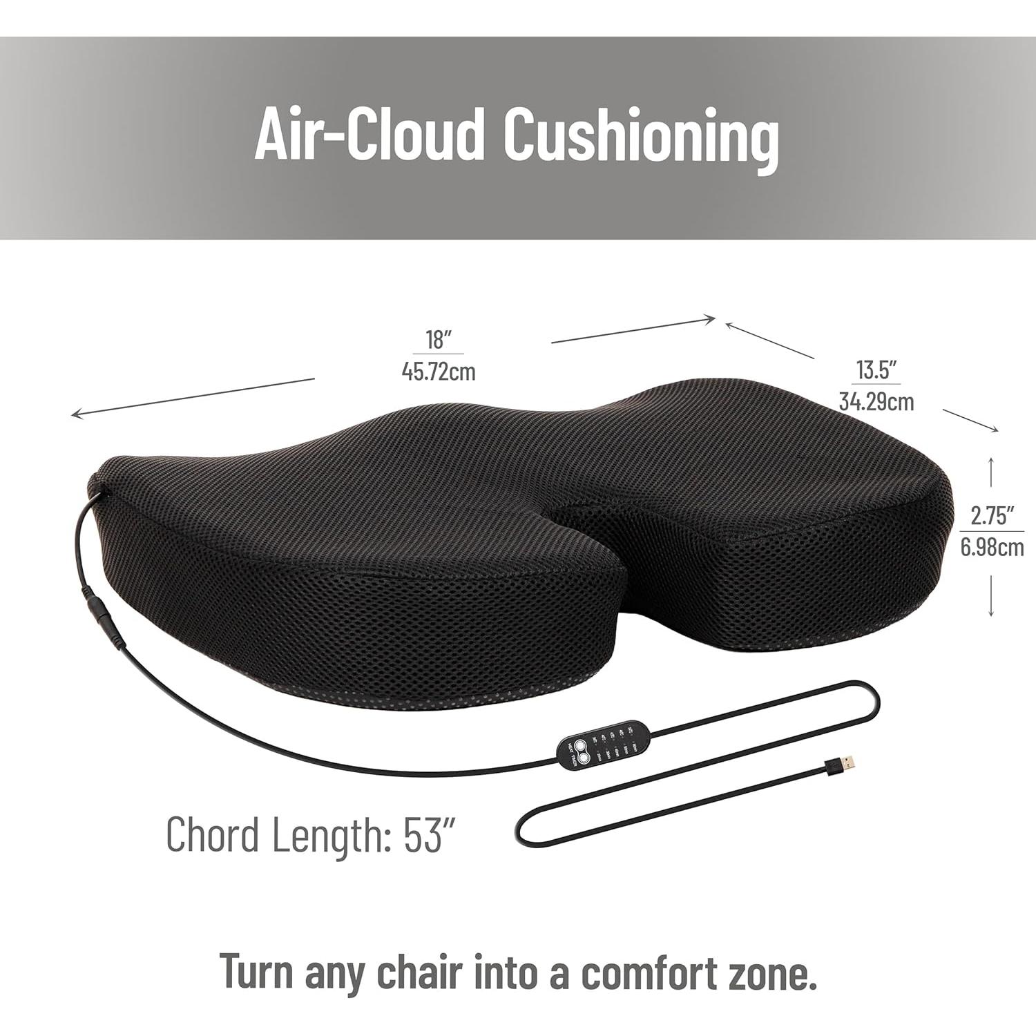 Cojín de Asiento Calentado Mind Reader Air-Cloud 45.7x34.3cm