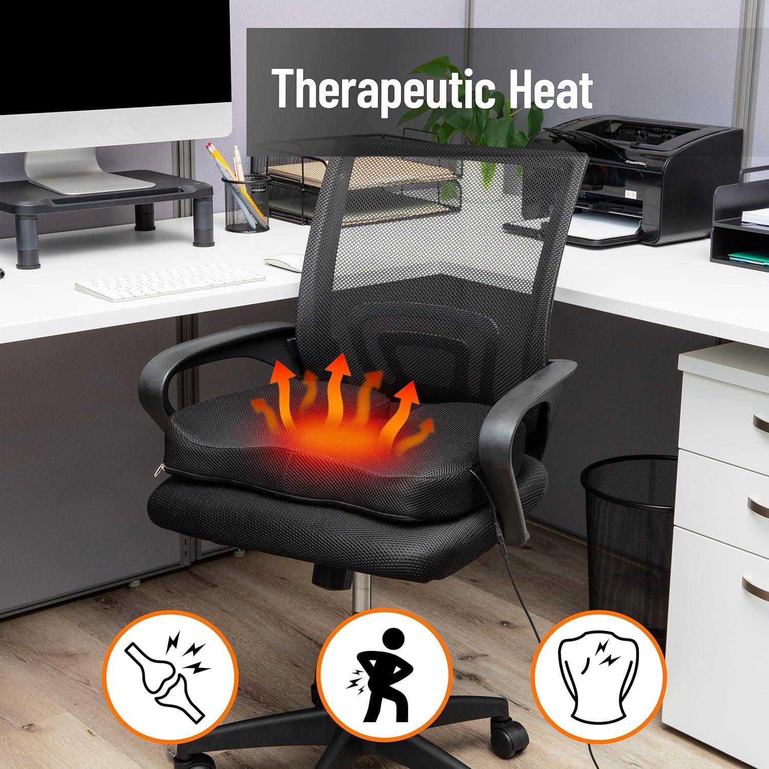 Cojín de Asiento Calentado Mind Reader Air-Cloud 45.7x34.3cm