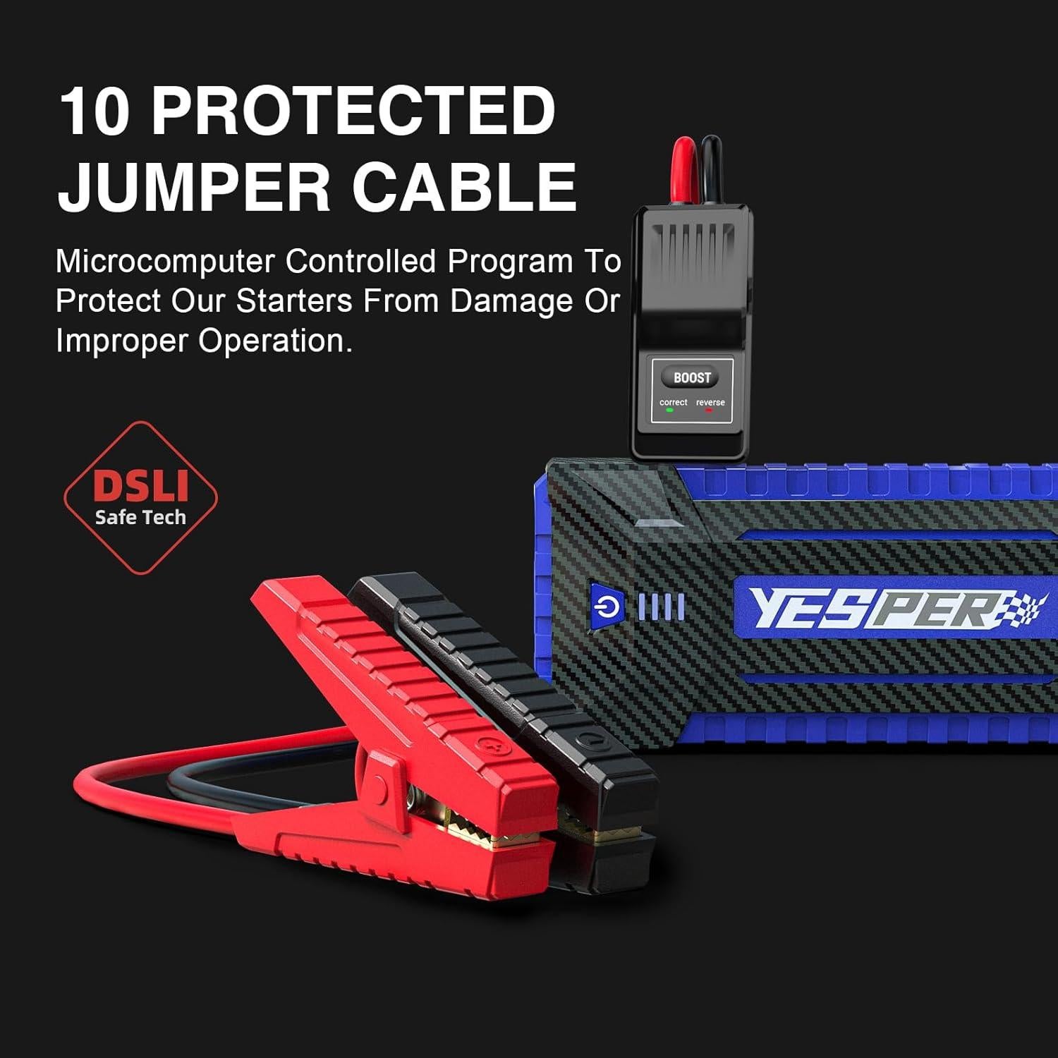 Arrancador Portátil YESPER YJS40 4120A 24000mAh 12V