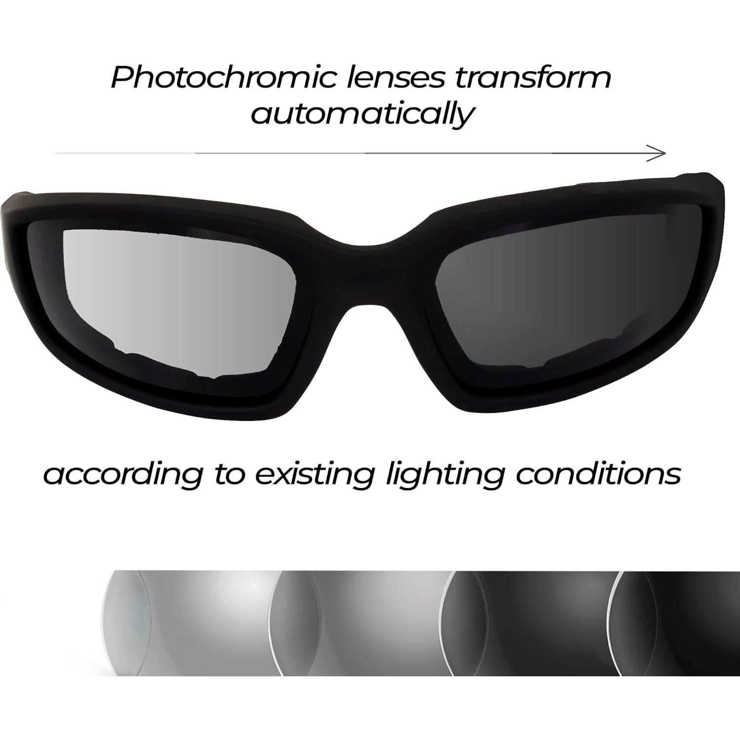 Gafas de Sol Kickback 24 Global Vision para Hombres con Lentes Fotoquímicos