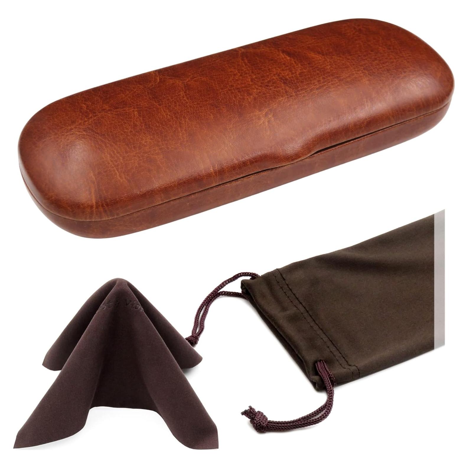 Estuche Duro para Gafas MyEyeglassCase Marrón S5