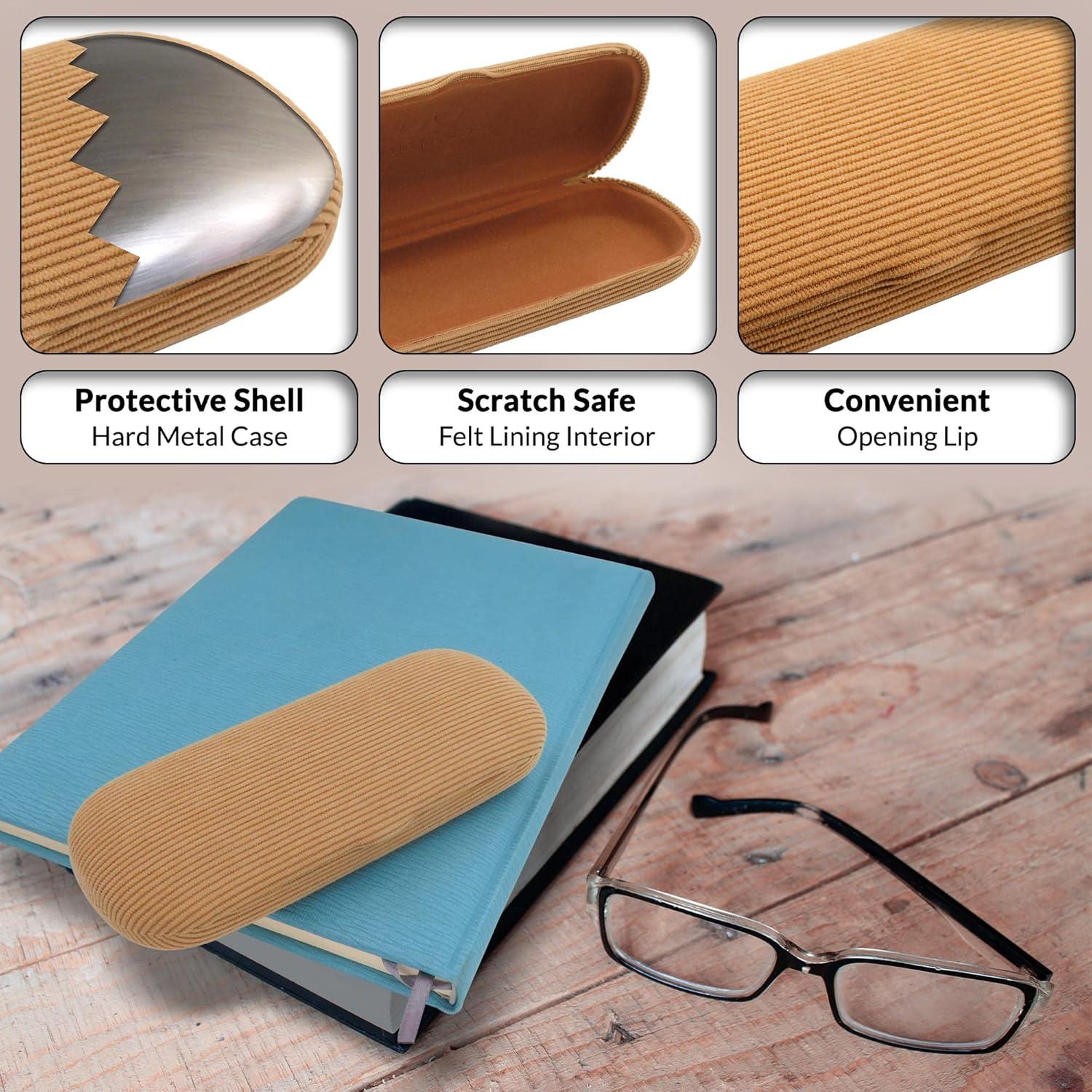 Estuche para Gafas MyEyeglassCase S5 Beige Duro y Delgado