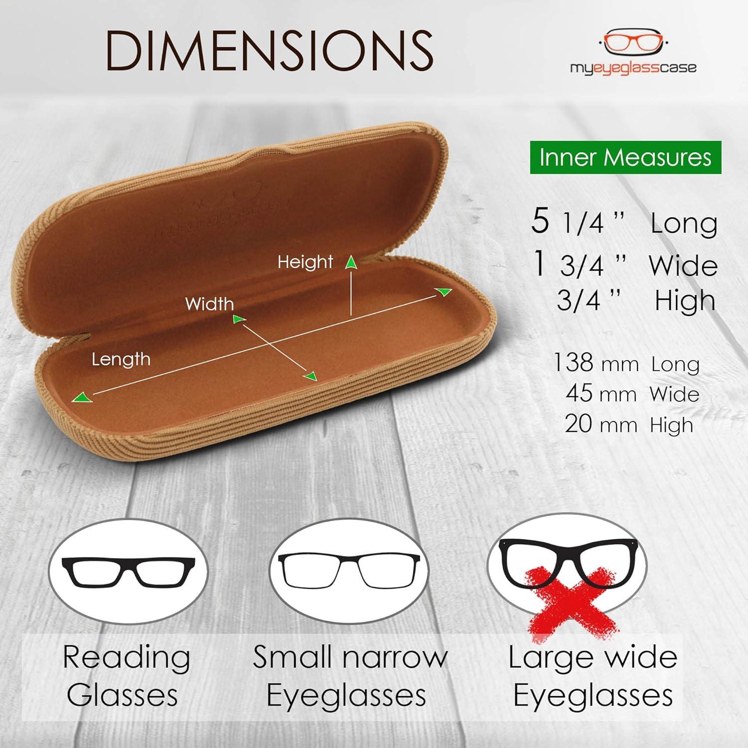 Estuche para Gafas MyEyeglassCase S5 Beige Duro y Delgado