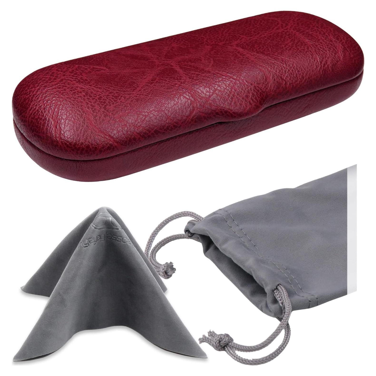 Estuche Duro para Gafas MyEyeglassCase Burdeos S5