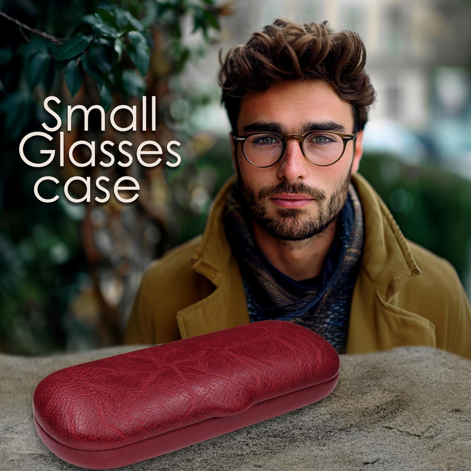 Estuche Duro para Gafas MyEyeglassCase Burdeos S5